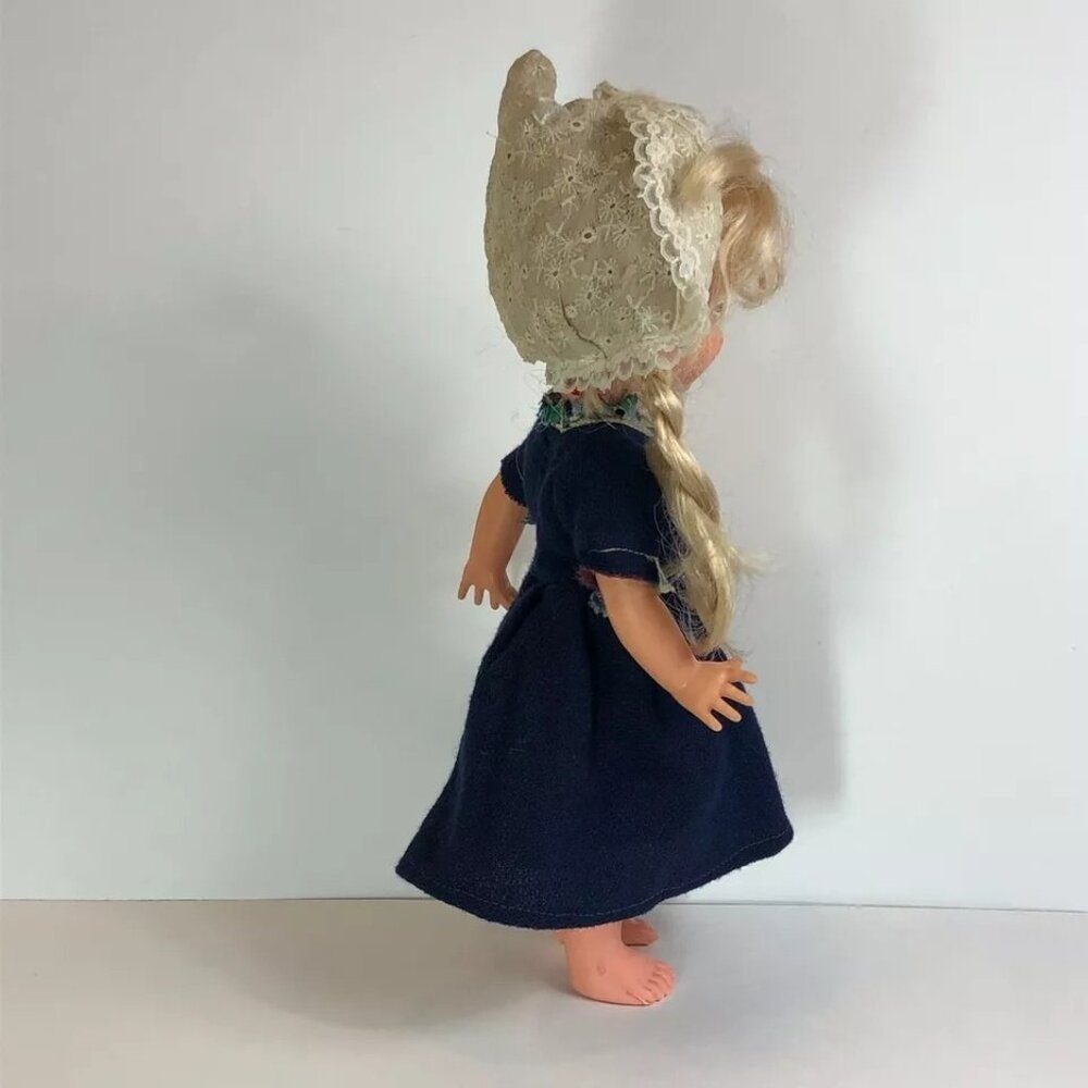 Vintage Mattel Ratti Dutch Doll Made In Italy Holland Freckles 11.5" READ